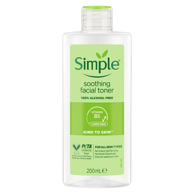 Simple Soothing Facial Toner 200ml (British brand)