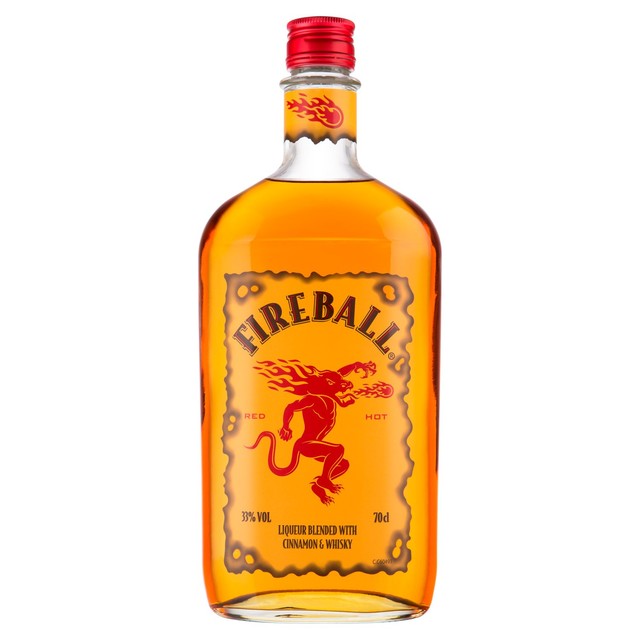 Fireball Cinnamon Whiskey Liqueur 70cl - British product