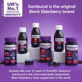 Sambucol Vitamin C Zinc Effervescent Tablets Berry 15 Pack (British brand)