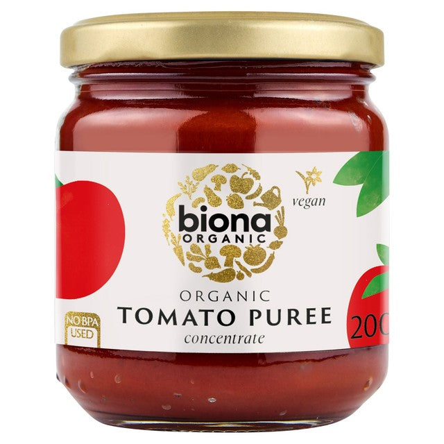 Biona Organic Tomato Puree 200g - British product