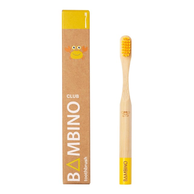 Bambino yellow kids toothbrush - British product