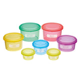 KitchenCraft Stacking Storage Pots 7 Piece Set, UK version