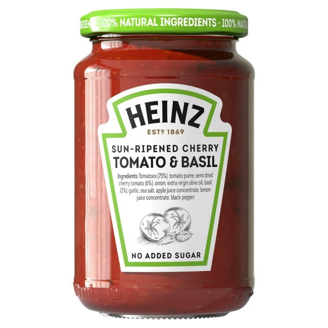 Heinz cherry tomato & basil pasta sauce 350g, UK version