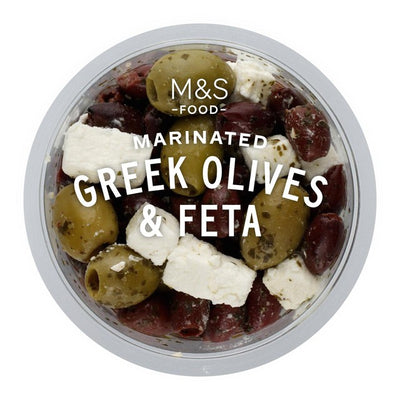 M&S Pitted Halkidiki Kalamata Olives & Feta 180g