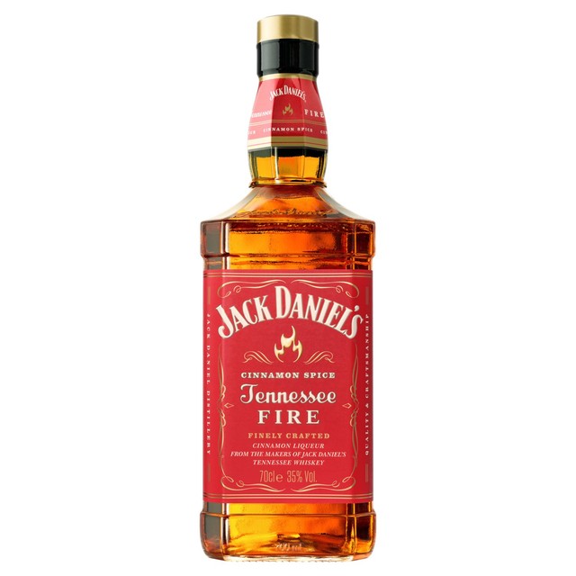 Jack Daniel's Tennessee Fire cinnamon whiskey 70cl, UK version
