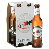 San Miguel Especial Spanish lager 4 x 330ml (British brand)