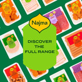 Najma spicy breaded chicken fillets 300g, imported from the UK