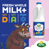 Arla Big Milk Fresh Whole Milk Vitamin Enriched 2L - British product
