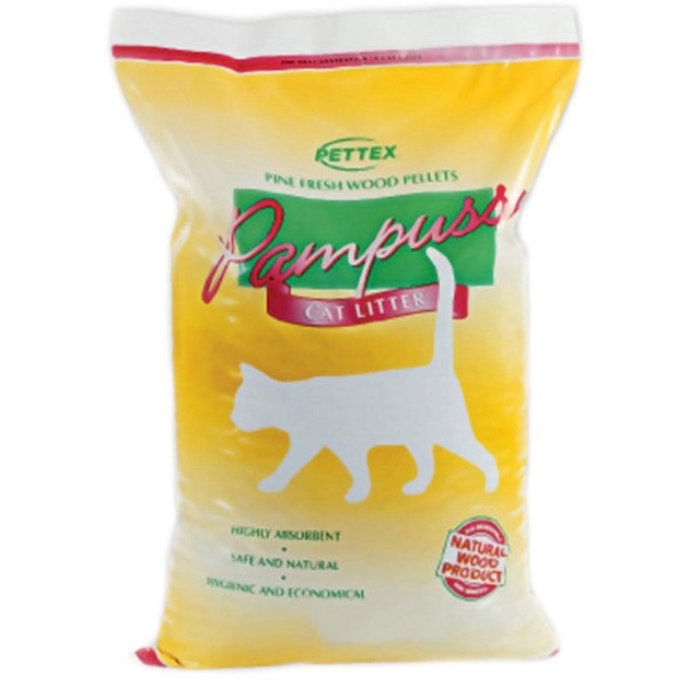 Pettex wood base non-clumping cat litter 15L, imported from the UK