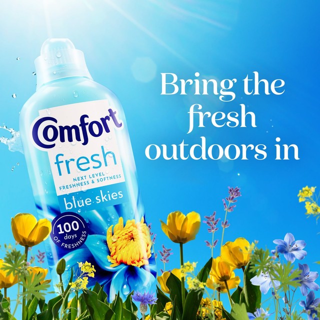 Comfort fabric conditioner Blue Skies 990ml - British product