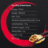 Ajinomoto beef gyoza 400g - British product