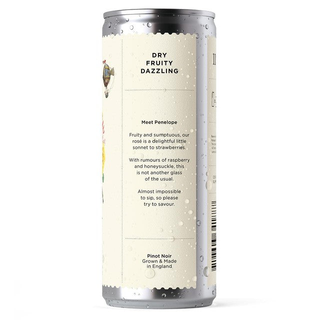 The Uncommon English Rose pale rosé wine 250ml can (British brand)