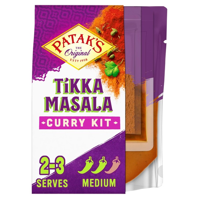 Patak's Tikka Masala curry meal kit 270g, imported from the UK