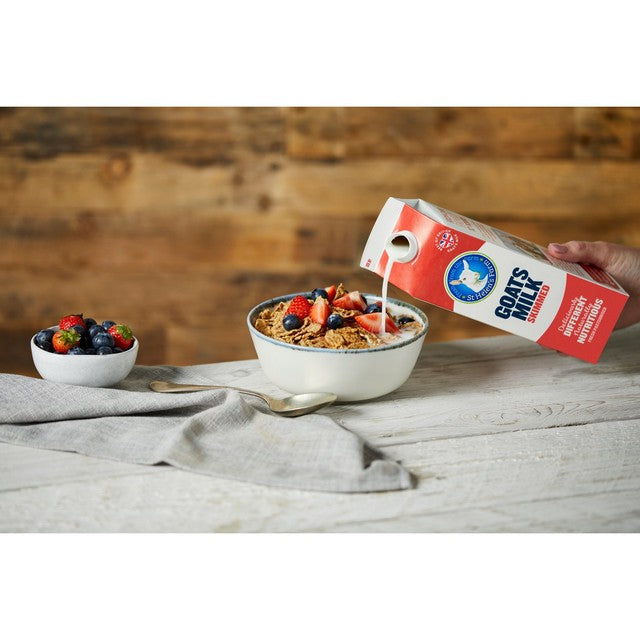 St Helen's Farm skimmed goat's milk 1L (British brand)