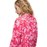 M&S Lobster Print Pyjama Top pink size 14, imported from the UK