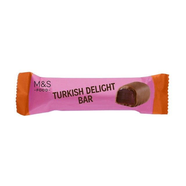 M&S Turkish Delight chocolate bar 48g, imported from the UK