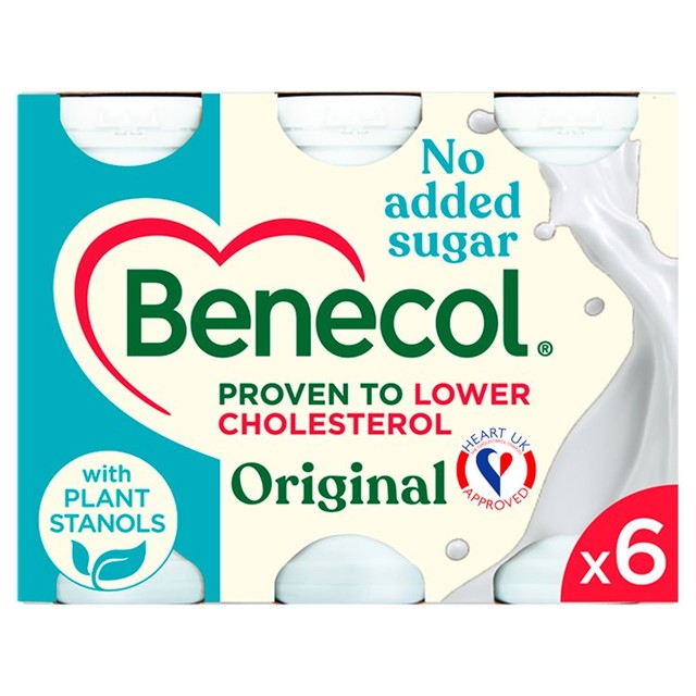 Benecol original yogurt drink 6 x 67.5g - British product