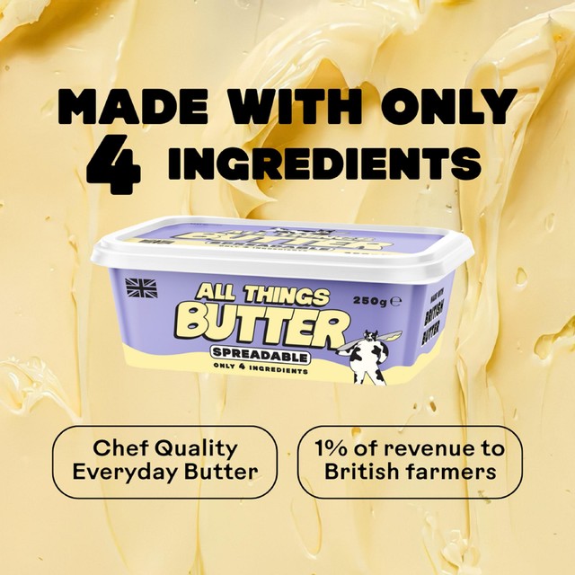 All Things Butter salted spreadable butter 250g - British product