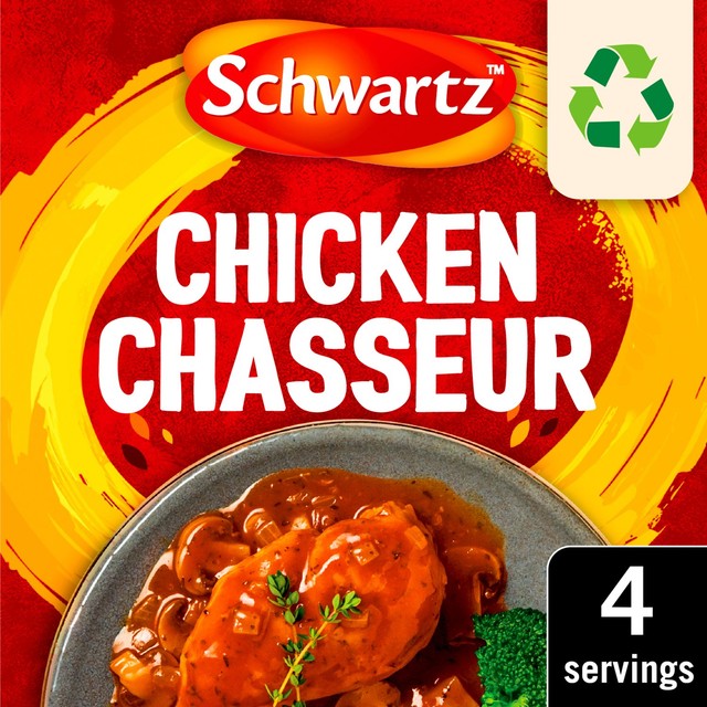 Schwartz Chicken Chasseur recipe mix 40g (British brand)