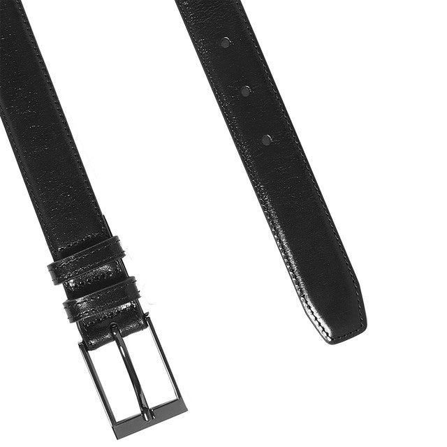 M&S men's leather belt black 2XL 42-44, imported from the UK