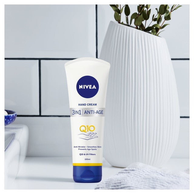 Nivea Q10 Anti-Age Hand Cream 100ml, imported from the UK