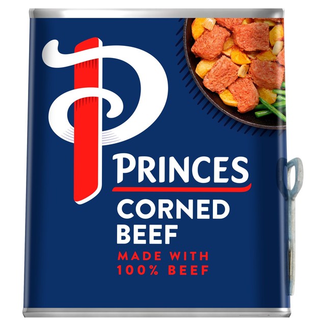 Princes corned beef 340g, imported from the UK