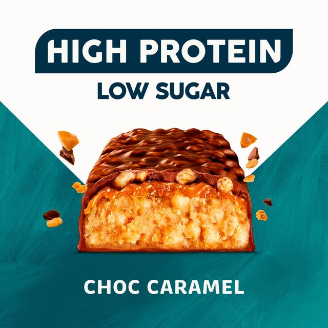 Trek chocolate caramel protein bar 55g (British brand)