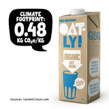 Oatly Organic Oat Drink Long Life 1L, imported from the UK