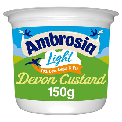 Ambrosia Light Devon Custard Pot Ready Made Custard 150g