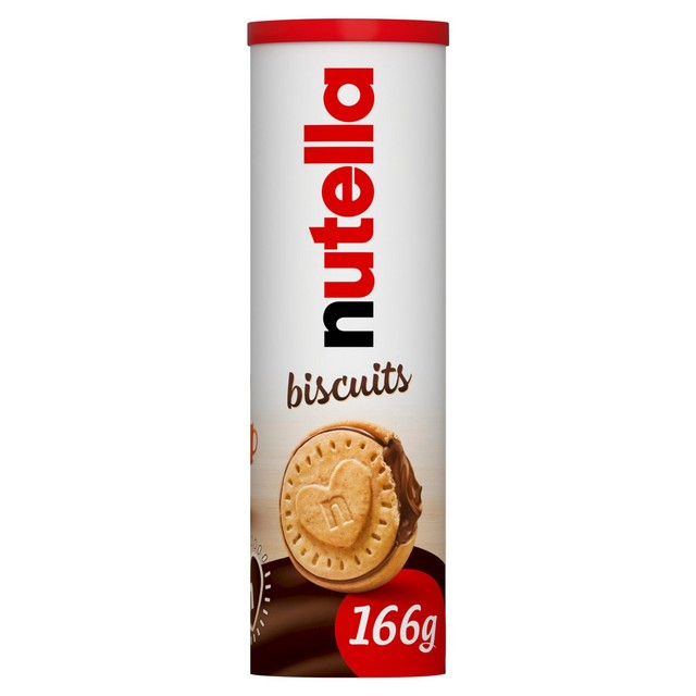 Nutella chocolate & hazelnut biscuit tube 166g, imported from the UK