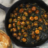 Ocado baby chestnut mushrooms 150g, imported from the UK