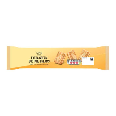 M&S Ekstra kremete Custard Creams kjeks 165g