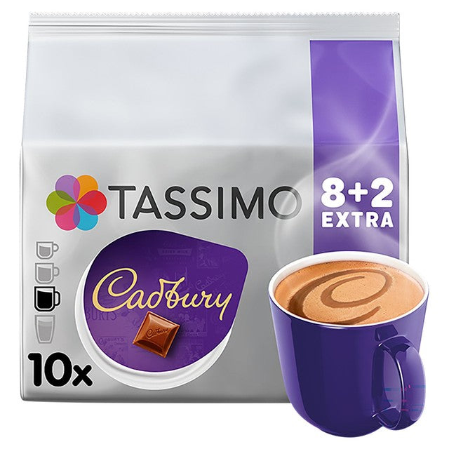 Tassimo Cadbury hot chocolate pods 8 capsules (British brand)
