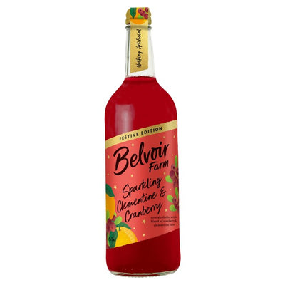 Belvoir Clementine & Cranberry Sparkling Fruit Juice Drink 750ml