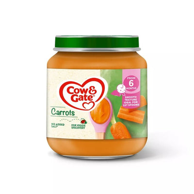 Cow & Gate Carrot Baby Food Jar 125g