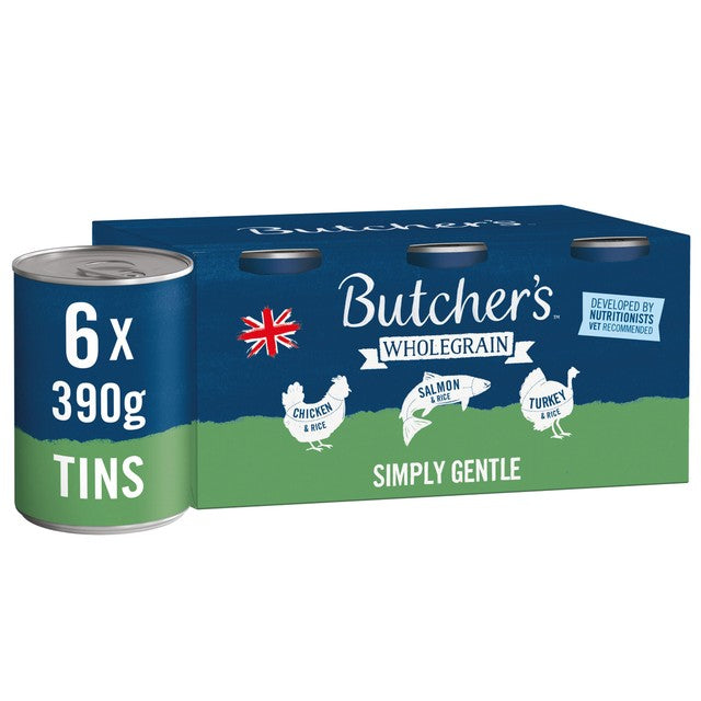 Butcher's wet dog food variety pack 6 x 390g - British product