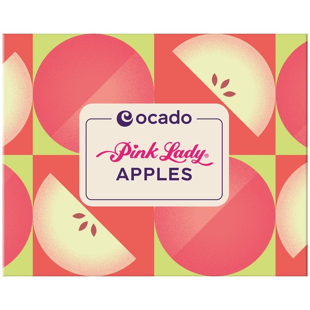 Ocado Pink Lady apples 6 pack, imported from the UK