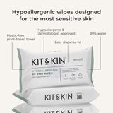 Kit & Kin hypoallergenic baby wipes 60 pack, UK version