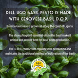 Dell' Ugo fresh basil pesto sauce 120g - British product