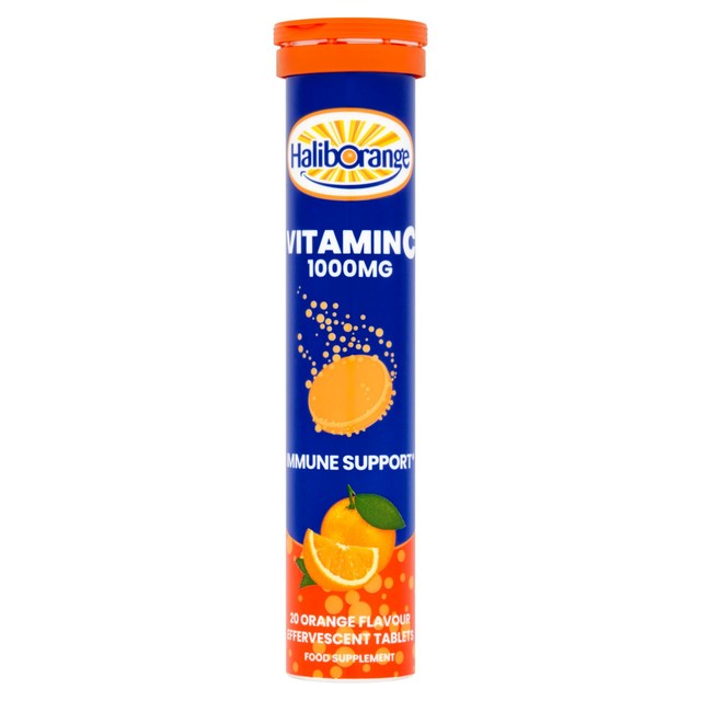 Haliborange vitamin C orange effervescent tablets 1000mg, UK version
