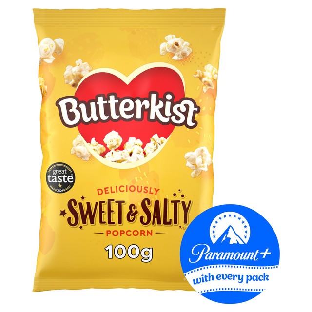 Butterkist sweet and salty popcorn - British product