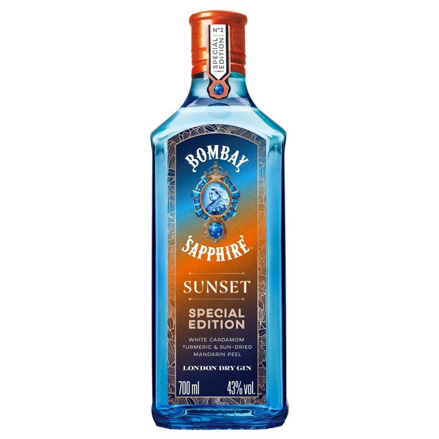 Bombay Sapphire Sunset Special Edition Gin 70cl - British product