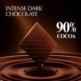 Lindt Excellence Intense Dark 90% Cocoa chocolate bar 100g, UK version