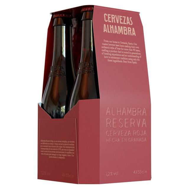 Alhambra Reserva Roja bock lager beer 4 x 330ml - British product