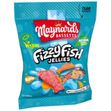 Maynards Bassetts Fizzy Fish jelly sweets 130g, imported from the UK