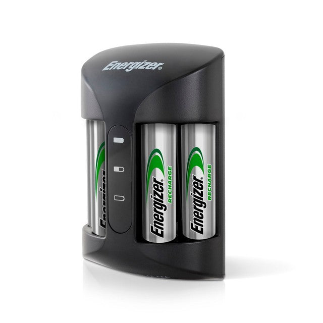 Energizer Pro AA/AAA battery charger with 4 AA batteries - British product