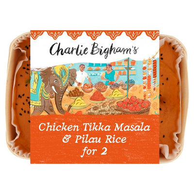 Charlie Bigham's Chicken Tikka Masala & Pilau Rice for 2 Ready Meal 805g