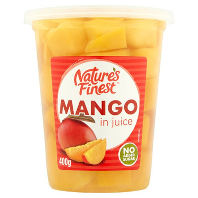 Nature's Finest Mango Chunks in Juice Fruit Snack 400g