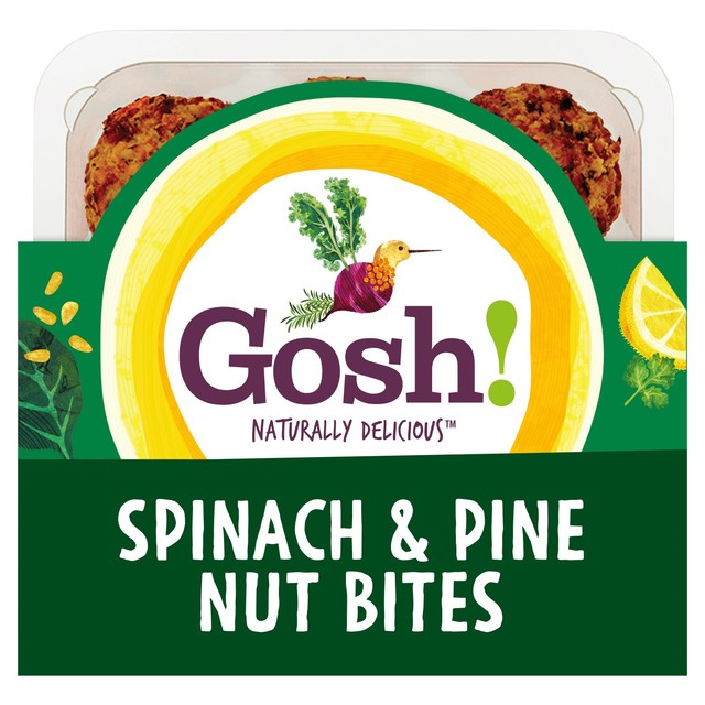 Gosh Spinach and Pine Nut Falafel Bites 171g, UK version