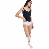 M&S strappy vests in navy, size 18, imported from the UK